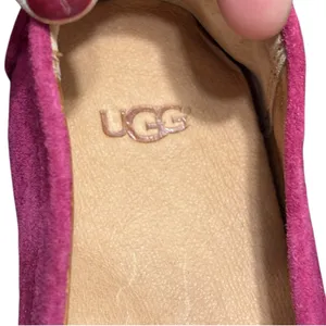UGG Leather Fuchsia Pink Leather Bow Flats US 6 women’s thumbnail 3