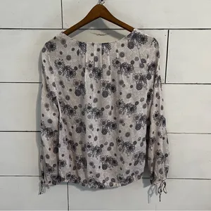 Lucky Brand Floral Peasant Blouse. Size Small. EUC thumbnail 2