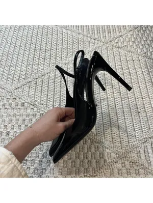 Tony Bianco Charlotte Slingback Pump in Black Patent thumbnail 4