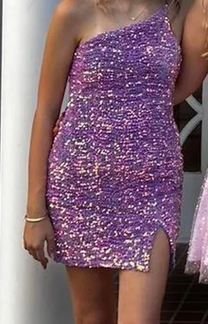 sequined hoco dress  thumbnail 1