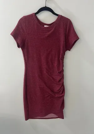 Dee Elly Midi Red Dress thumbnail 1