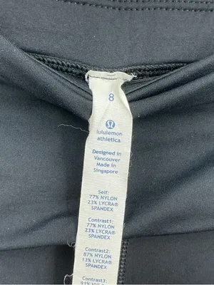 lululemon athletica Black High-Rise Foldover Waist Leggings 794 thumbnail 2