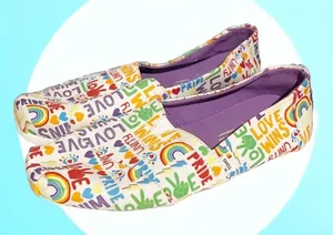 Toms Size 5.5 Pride Alpargata Unity‎ White Multi Womens Slip On Shoes thumbnail 1
