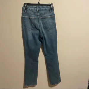 Good American Good Vintage High Rise Distressed Straight Leg Jeans- Size 0 (25) thumbnail 7
