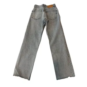 Zara Mid Rise Straight Leg Jeans Size 2 Blue Denim Classic thumbnail 2