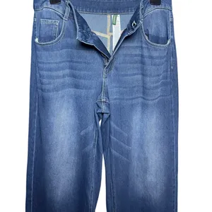 HALARA Flex Women’s Baggy Wide Leg Blue Denim Stretch Jeans thumbnail 5