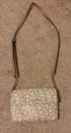 Calvin Klein Beige Purse Crossbody thumbnail 1