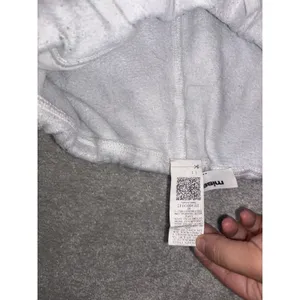 missguided wide leg sweatpants foldover waist band m Ash Heather Gray thumbnail 6