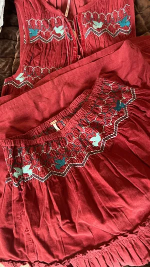 Free People Terra smocked maxi skirt set thumbnail 5