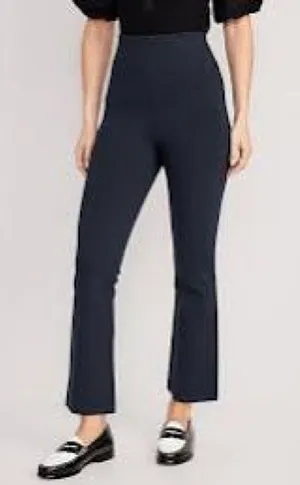 Old Navy Black Stevie Flared Cropped pants XL thumbnail 1