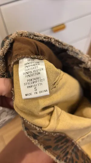 Cheetah Denim Skort Brown thumbnail 3