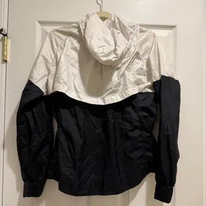 Nike Women's Black and White Jacket thumbnail 2