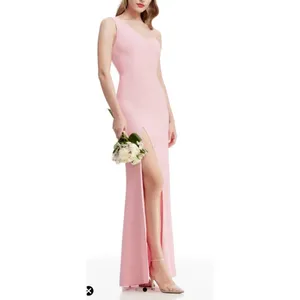 NEW Dress the Population Magdalynn Asymmetric One Shoulder Mermaid Gown Sz XS thumbnail 2
