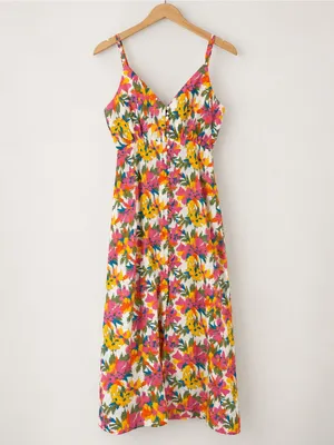 Picture Organic Clothing Bermina Alstro Print Linen Blend Dress M NWT thumbnail 2