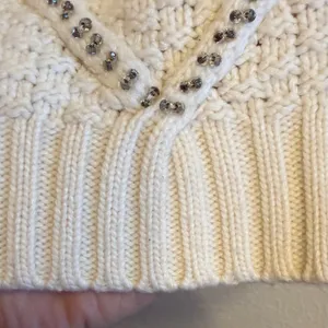 💋💋💋BOGOHO💋💋💋J.Crew Classic Cream Cable Knit Sweater-Small thumbnail 7