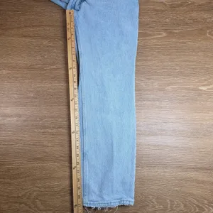 Abercrombie & Fitch 90s Straight Jeans Women 28 6S Light Wash High Rise Casual thumbnail 5