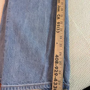 American Eagle Outfitters Baggy Jeans size 12 Light Blue Relaxed Jeans thumbnail 7