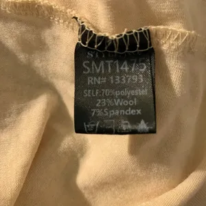 POL women's oversized small blouse, cream and brown thumbnail 6