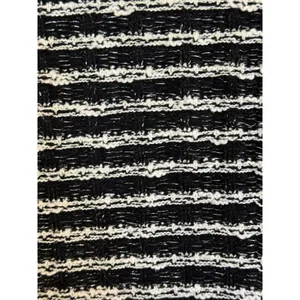 WHITE HOUSE BLACK MARKET Striped Metallic Open Front Cardigan‎ EUC Size Medium thumbnail 6