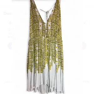 Free People Eloise Mini Dress – Boho Floral Festival Style | Size Large thumbnail 2