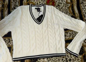 Sincerely Jules knitted set black/cream sweater and skirt size XL thumbnail 4