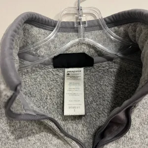 Patagonia Better Sweater 1/4 Zip Pullover Jacket Gray Fleece Womens Small thumbnail 4