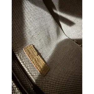 Vtg Dooney‎ & Bourke Y2K Satchel Handbag Monogram Canvas Croc Embossed Trim F thumbnail 11