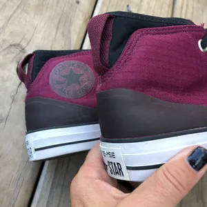 Converse Chuck Taylor All Star Sneakers Mid-Top Burgundy thumbnail 6