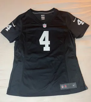 National Football League Nike Las Vegas Raiders Derek Carr Women's Game Jersey Black‎ Size Large thumbnail 1