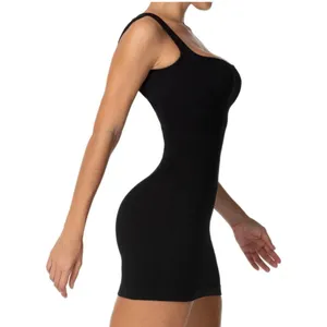 NEW Sunzel Square Neck Dress Ribbed Sleeveless Tank Mini Dress S thumbnail 7