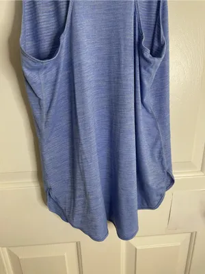 Lululemon Athletica Lightweight Blue Racerback Tank Top Size Medium thumbnail 5