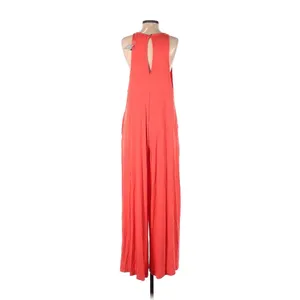 NWT Free People FP Beach Easy Livin One Piece in Coral Wide Leg Jumpsuit XS thumbnail 5