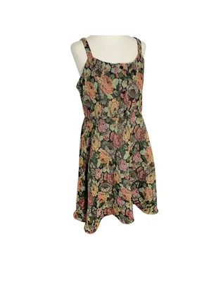 SHEIN Floral Tapestry Fit & Flare Dress thumbnail 5