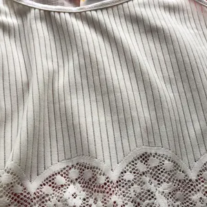 Anthropologie Easel boho ivory ribbed knit crochet floral lace mini dress small thumbnail 8