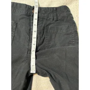 J.Crew Lizzie Wide Leg Pants Womens 24 Black Linen Blend High Rise thumbnail 7