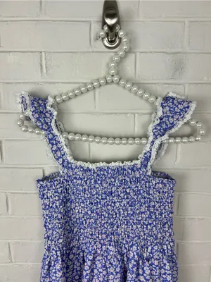 Altar’d State Floral Print Smocked Top Size M thumbnail 4