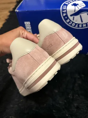 BIRKENSTOCK bend low pink leather lace up shoes sneakers women’s eur 40 new thumbnail 4