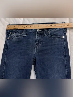 True Religion Slim Straight Medium Wash 5 Picket Jeans. Size 27 thumbnail 6