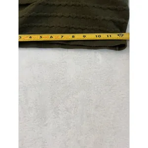 Aerie Twist Front Knit Tube‎ Top Olive Green Textured Strapless Crop Top Medium thumbnail 8
