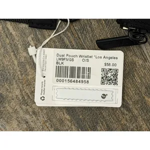 NWT Lululemon Dual Pouch Wristlet Los Angeles Black LW9FMGS‎ Ipod Change Case thumbnail 4