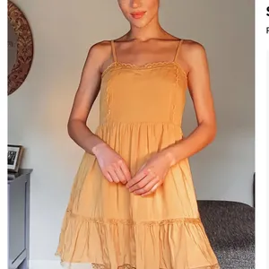Lulu's- My Sweet One Golden Yellow Lace Babydoll Mini Dress thumbnail 4