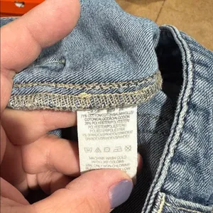 Free People Jeans Womens 26 Blue Denim Pockets Mid Rise Flared Grunge Hippie Y2K thumbnail 7
