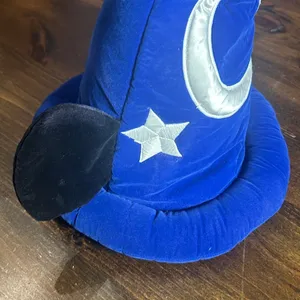 Vintage 90s Disney Parks Sorcerer Mickey Fantasia Wizard Hat Ears Disneyland thumbnail 3