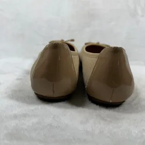 Vionic Minna Met Nude Gold Metallic Patent Leather Ballet Flats Womens 7.5 thumbnail 4