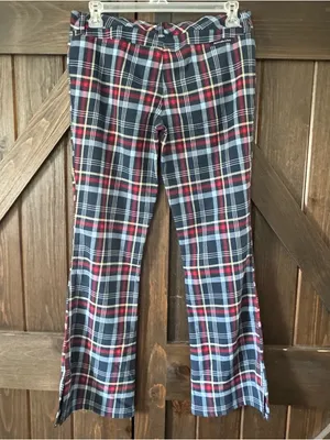 Abercrombie & Fitch Plaid Pants Women’s Size 10 thumbnail 2