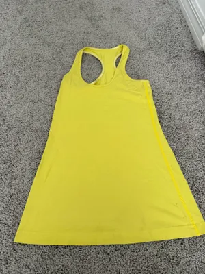 Lululemon yellow razor back tank  thumbnail 8