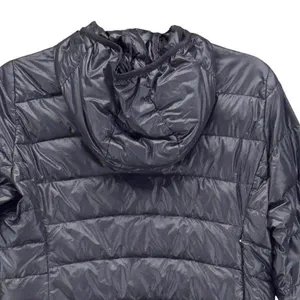 Women Quilted Down Puffer‎ Jacket Black Small thumbnail 4