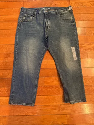 Old Navy Mid‑Rise Slouchy Straight Leg Jeans – Size 18 Petite, NWT thumbnail 2