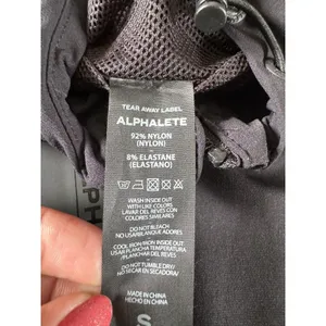 ALPHALETE Women’s EXP Tech Windbreaker- Black Matter, Size Small thumbnail 7