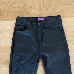 Edikted - Faux Leather Flare Pants in Black thumbnail 2